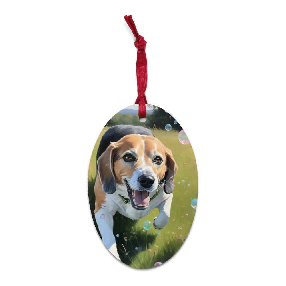 PugMug Custom Munchkin Wooden Ornament