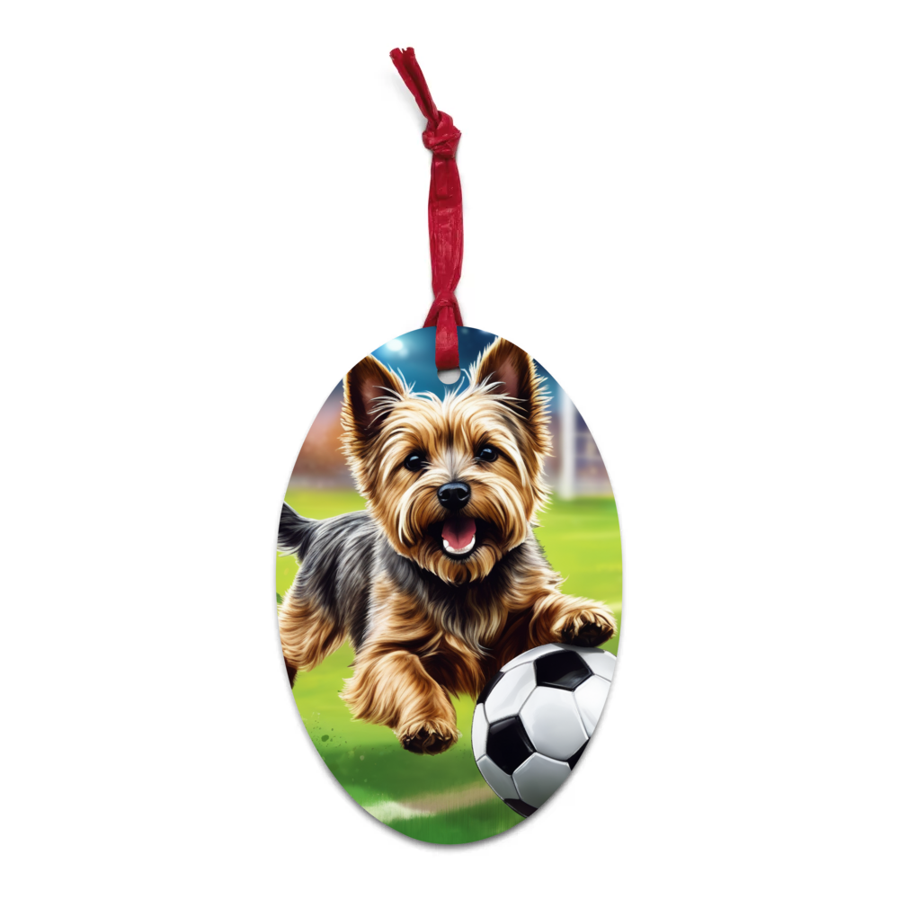 PugMug Custom Cairn Terrier Wooden Ornament