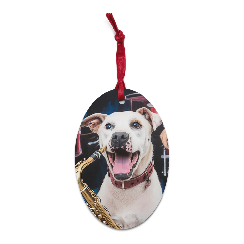 PugMug Custom Melody Wooden Ornament