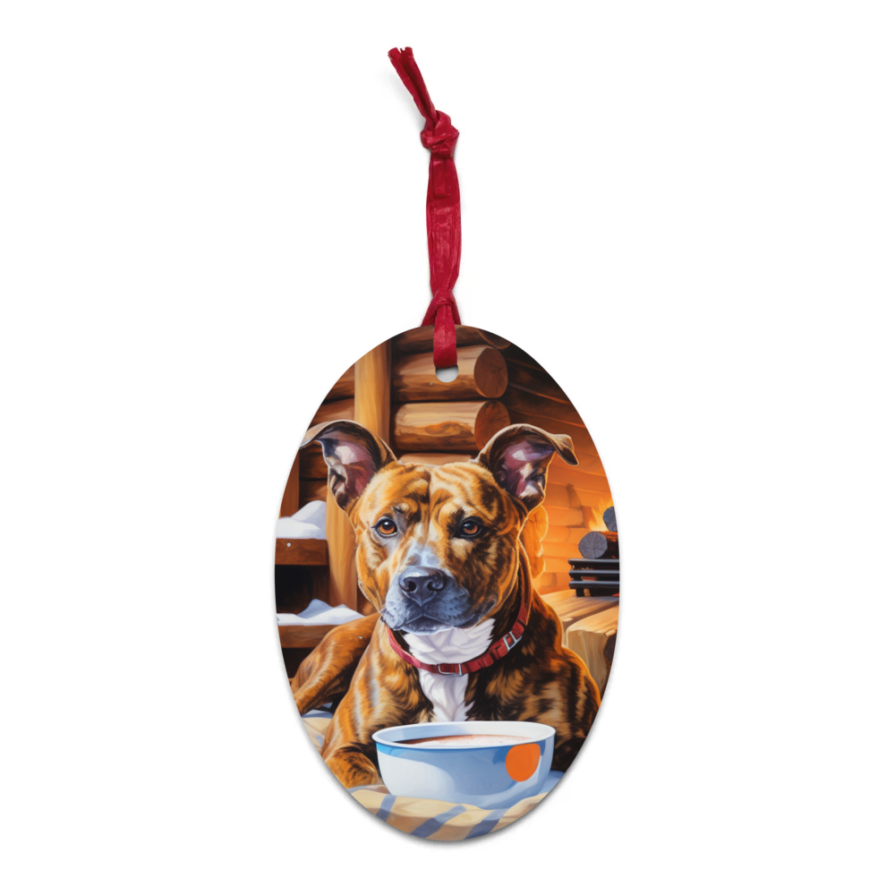 PugMug Custom Tony Hawk Wooden Ornament