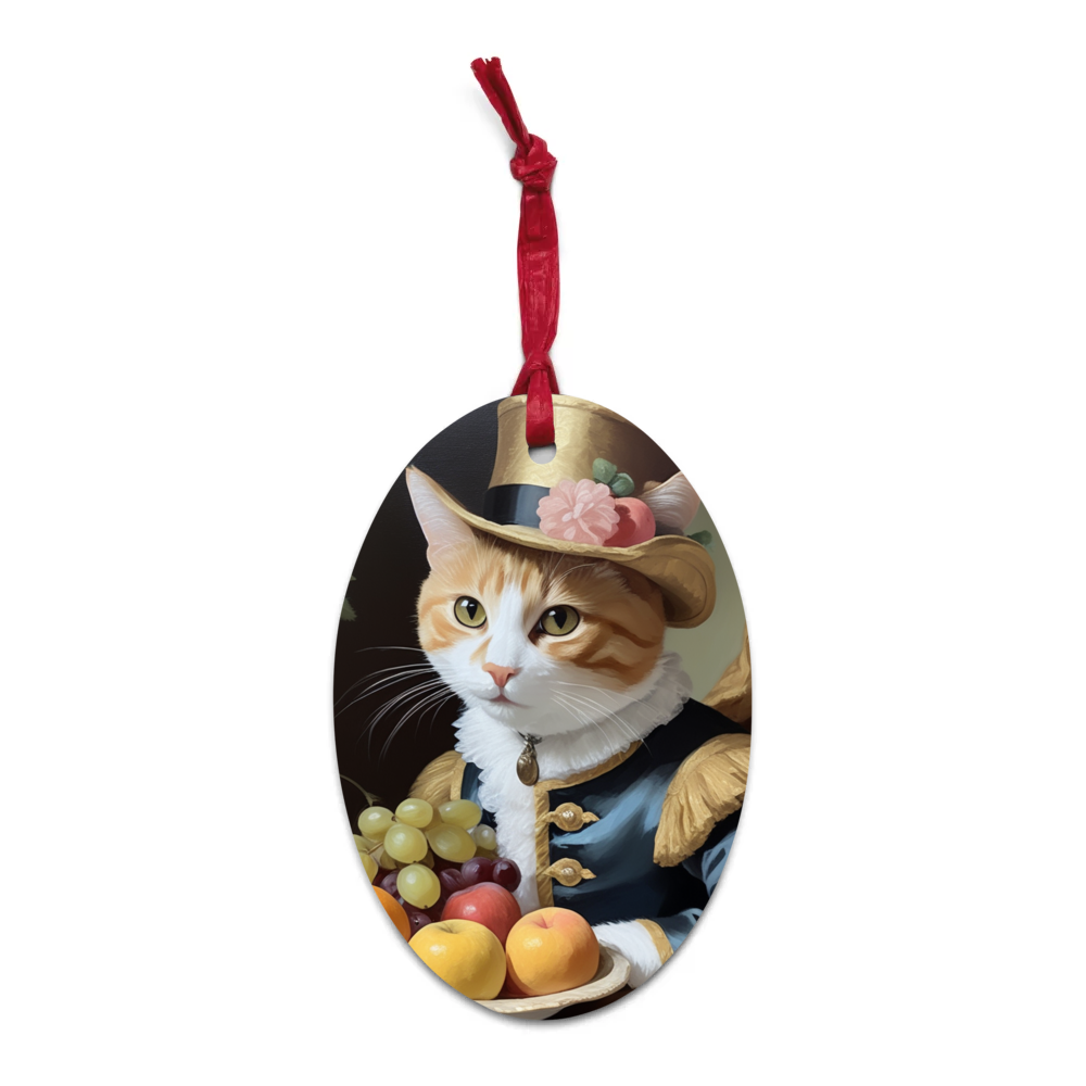 PugMug Custom Jack Jack Wooden Ornament