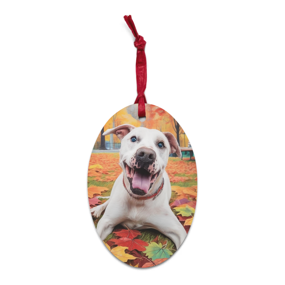 PugMug Custom Melody Wooden Ornament