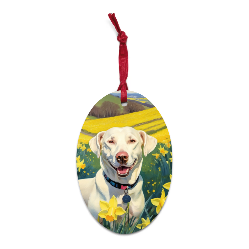 PugMug Custom Penny Wooden Ornament