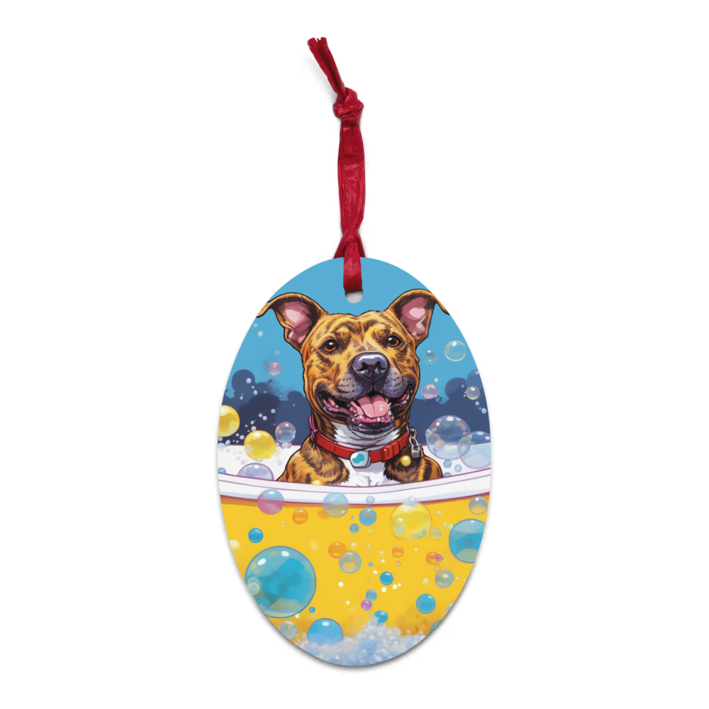 PugMug Custom Tony Hawk Wooden Ornament