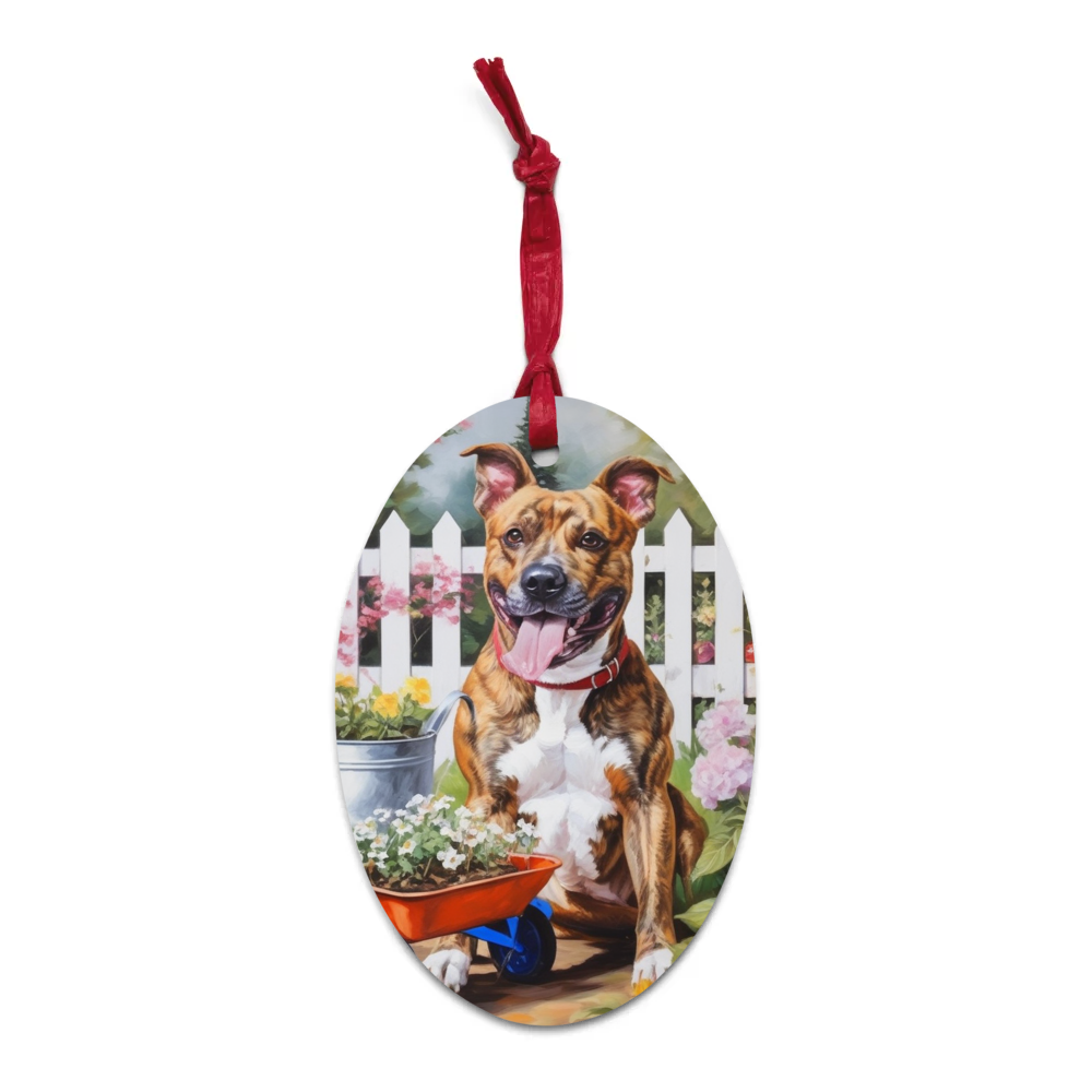 PugMug Custom Tony Hawk Wooden Ornament