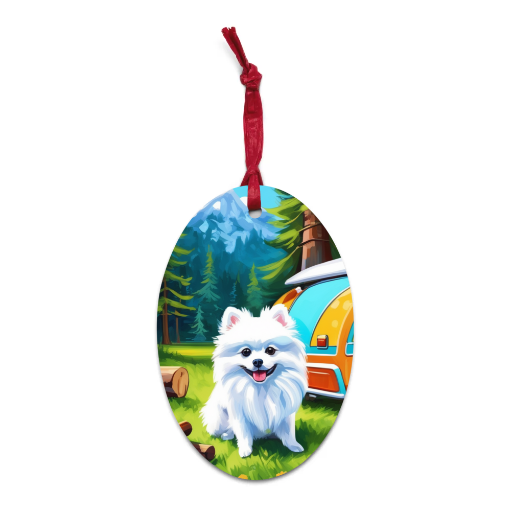 PugMug Custom Pet Wooden Ornament