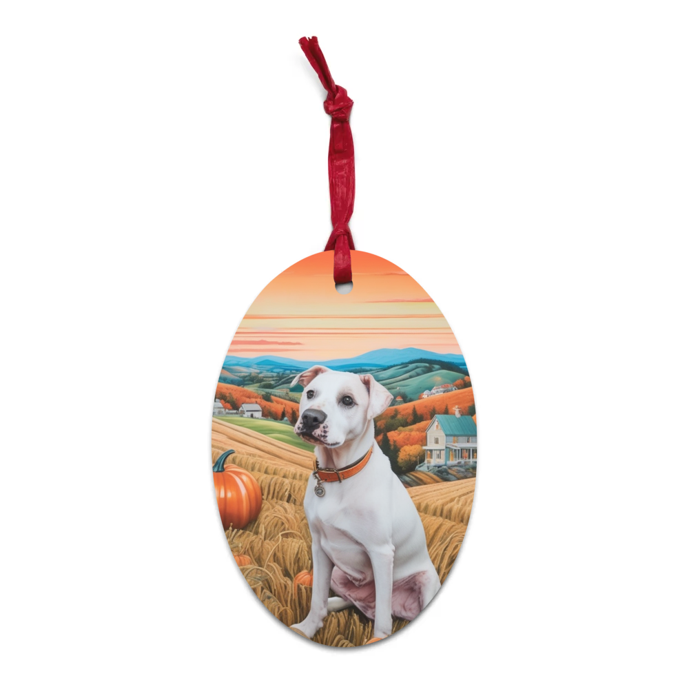 PugMug Custom Melody Wooden Ornament