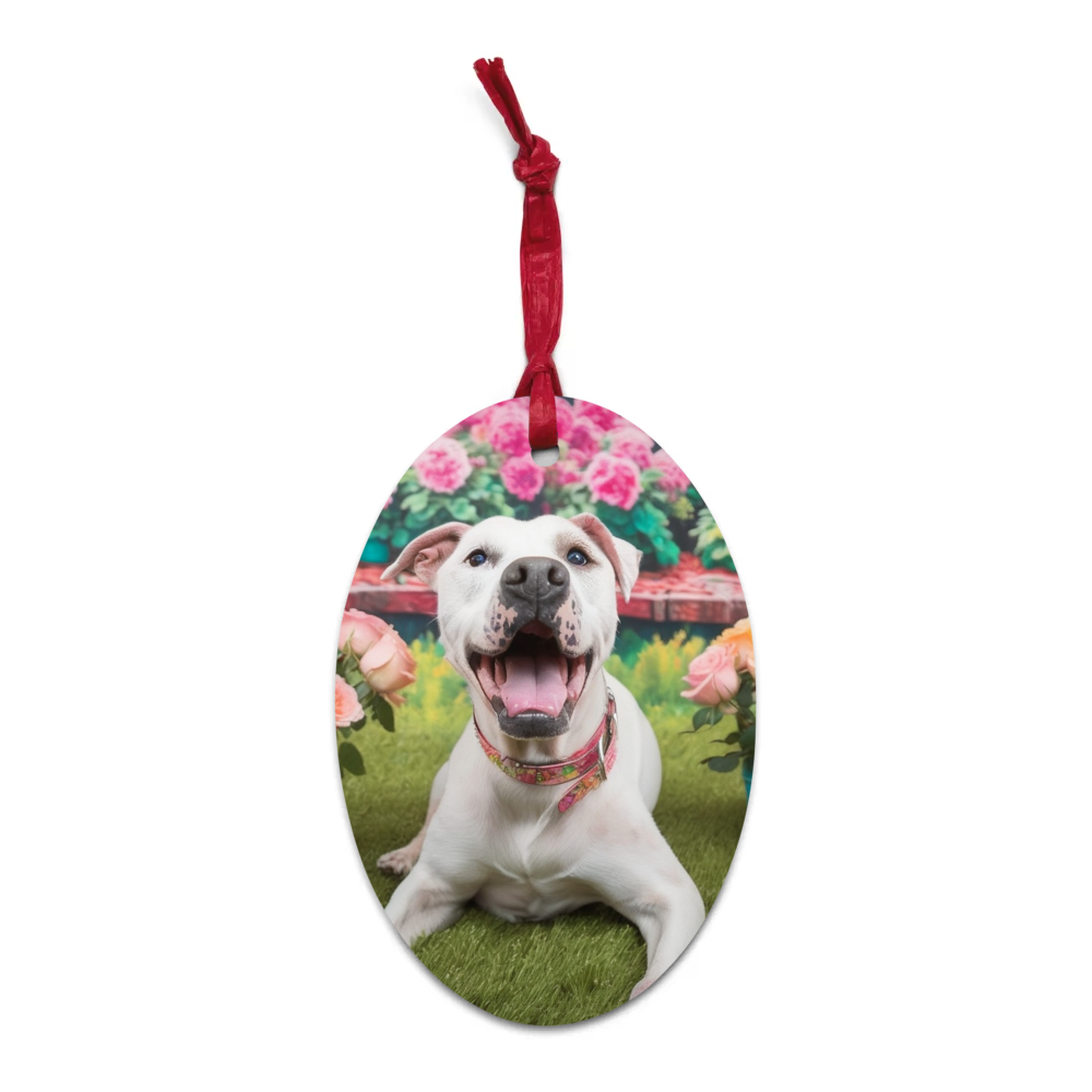 PugMug Custom Melody Wooden Ornament