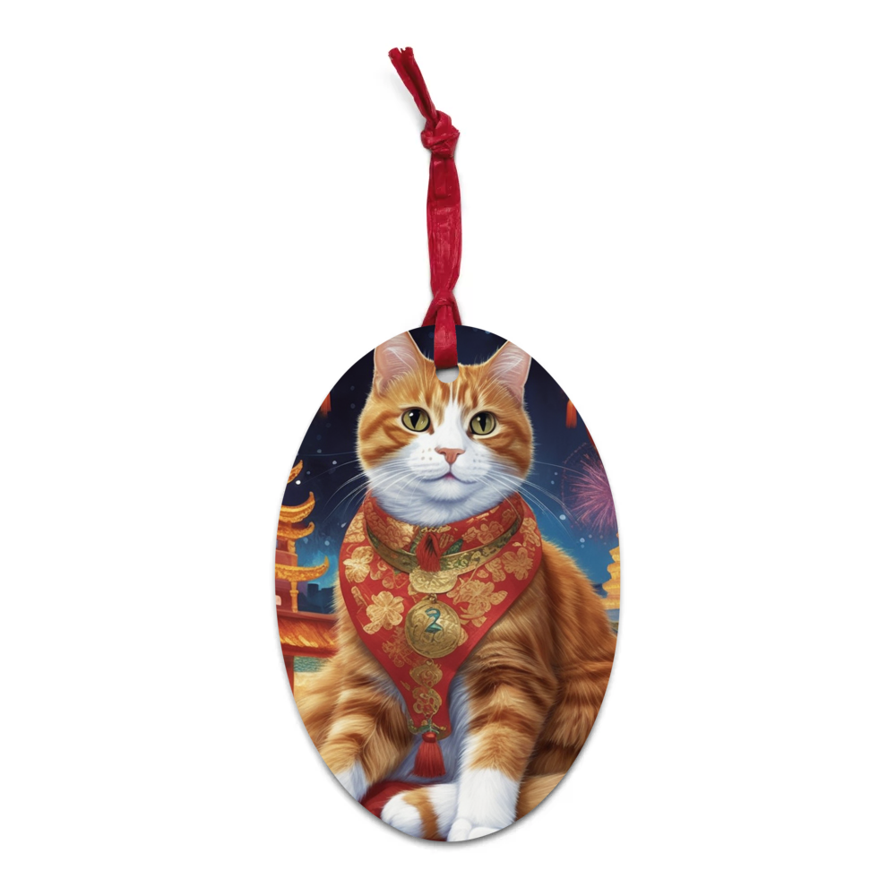 PugMug Custom Jack Jack Wooden Ornament