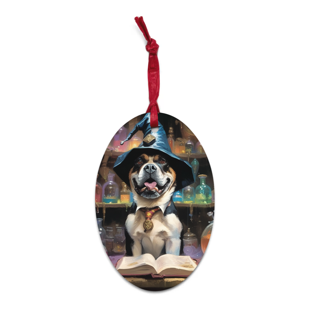 PugMug Custom McHenry Wooden Ornament