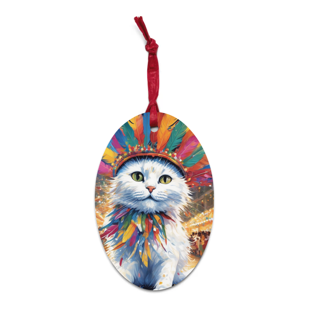 PugMug Custom Pet Wooden Ornament