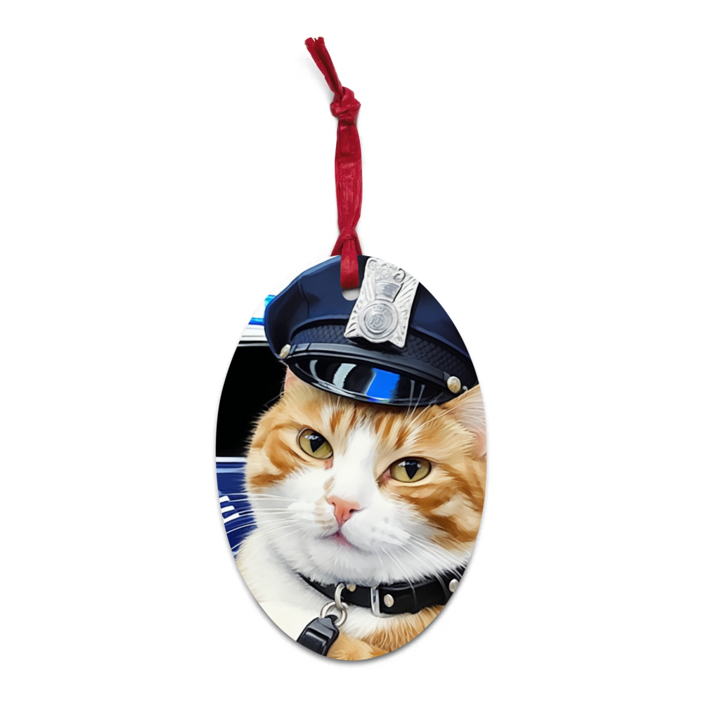 PugMug Custom Jack Jack Wooden Ornament