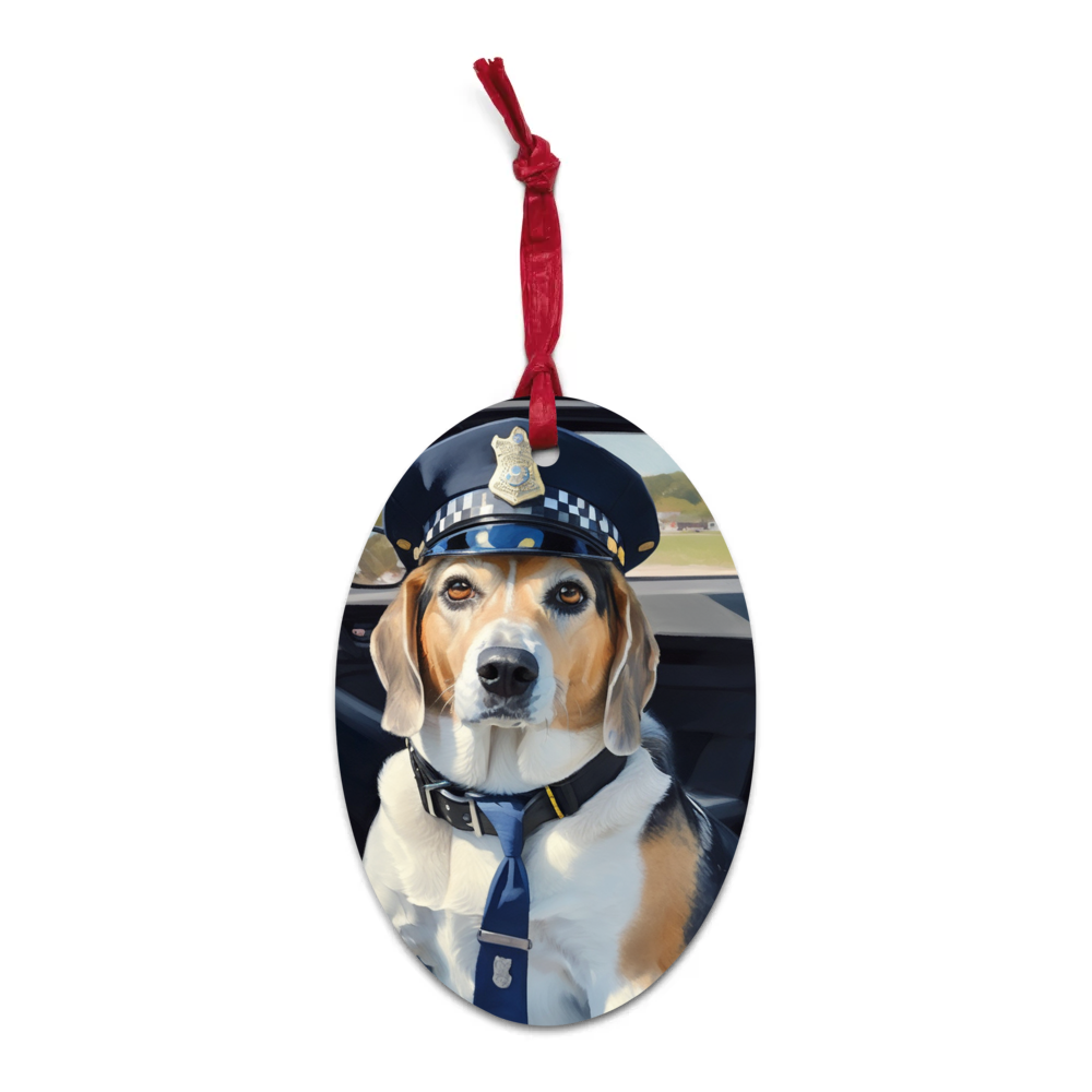 PugMug Custom Munchkin Wooden Ornament