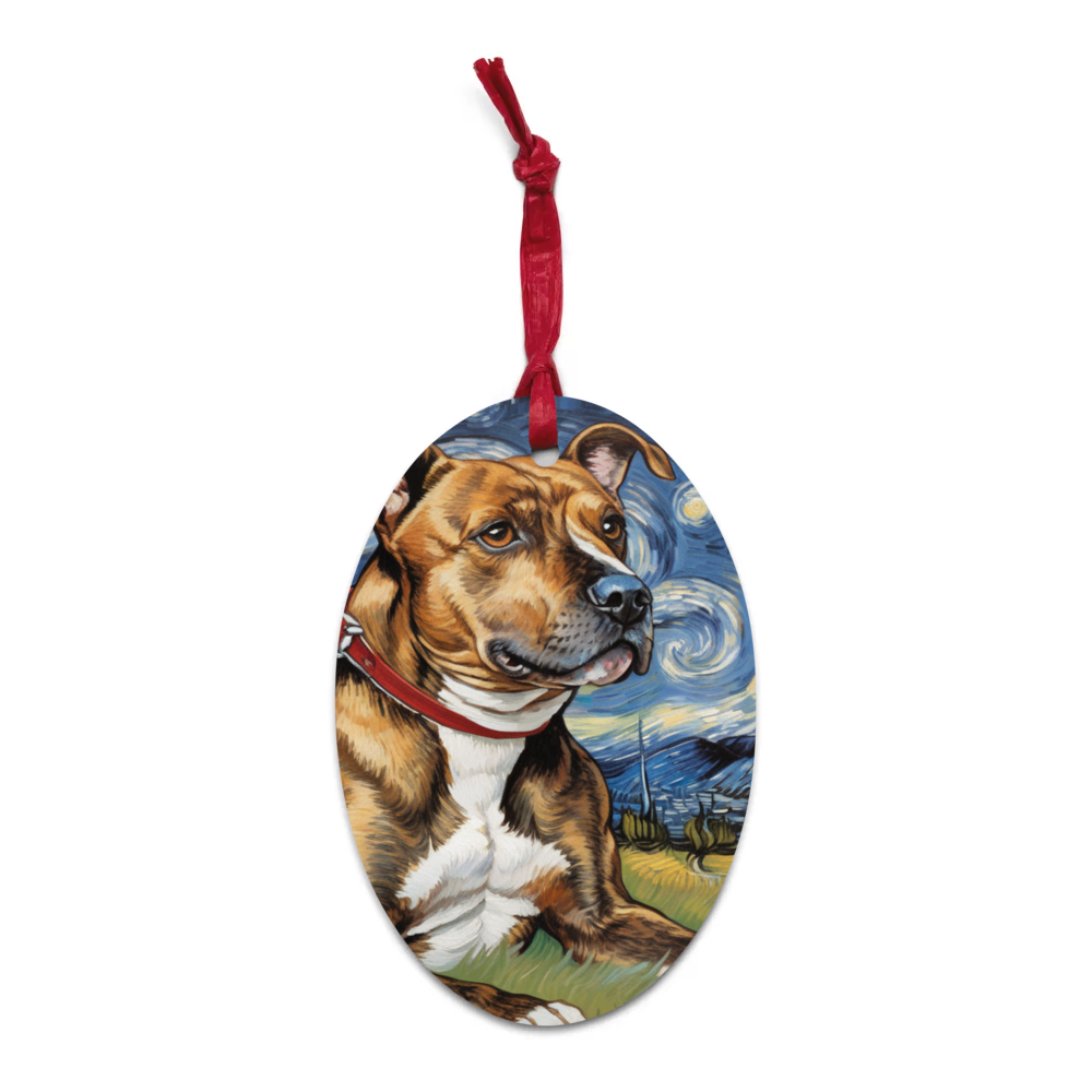 PugMug Custom Tony Hawk Wooden Ornament