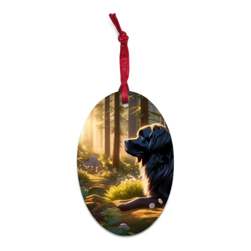 PugMug Custom Newfoundland Wooden Ornament