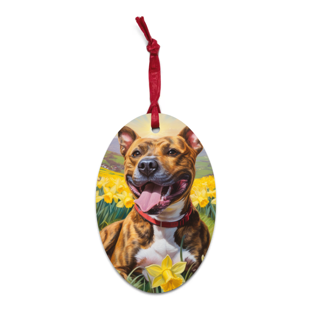 PugMug Custom Tony Hawk Wooden Ornament