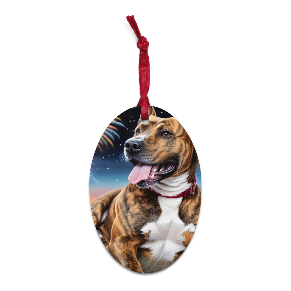 PugMug Custom Tony Hawk Wooden Ornament