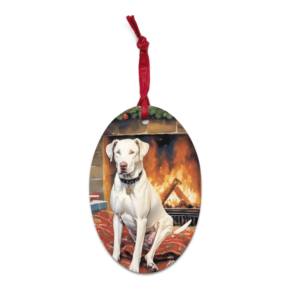 PugMug Custom Penny Wooden Ornament