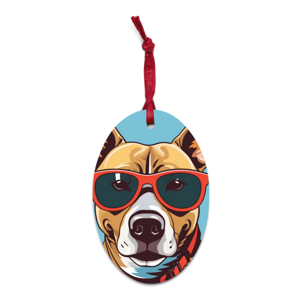 PugMug Custom Tony Hawk Wooden Ornament