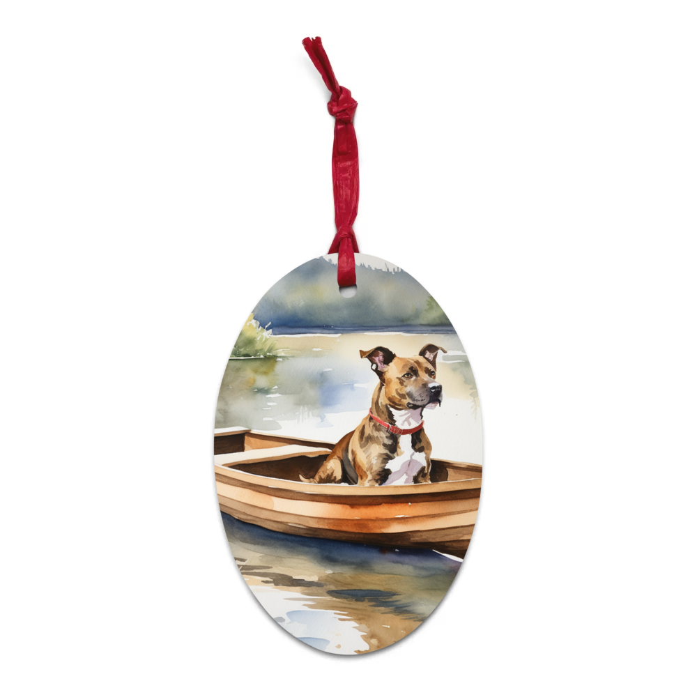 PugMug Custom Tony Hawk Wooden Ornament