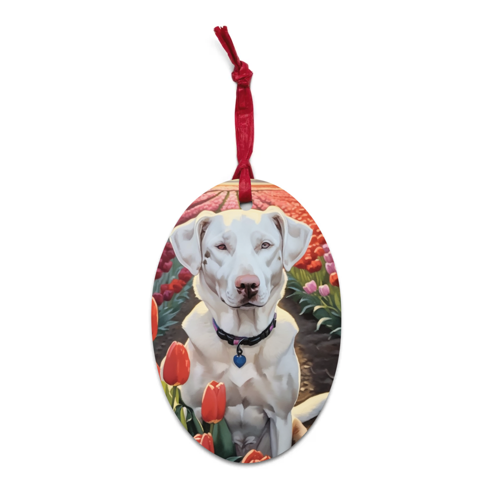 PugMug Custom Penny Wooden Ornament