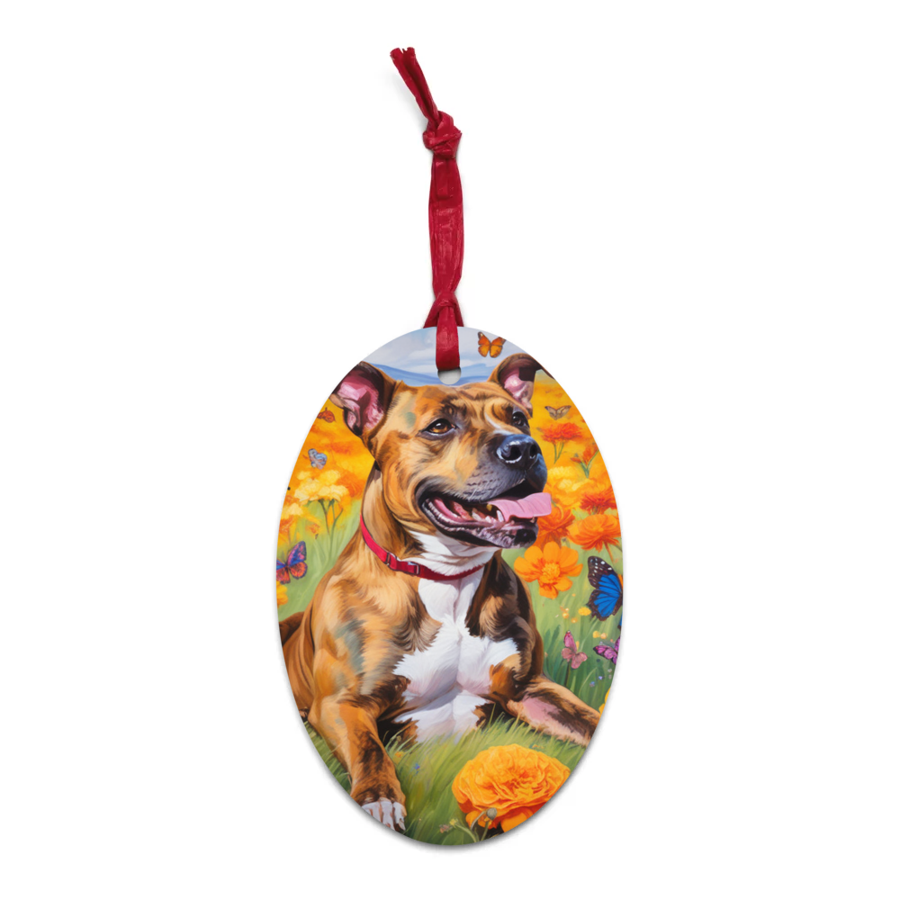 PugMug Custom Tony Hawk Wooden Ornament