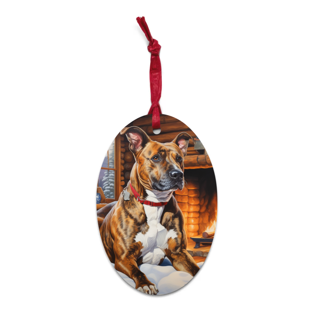 PugMug Custom Tony Hawk Wooden Ornament