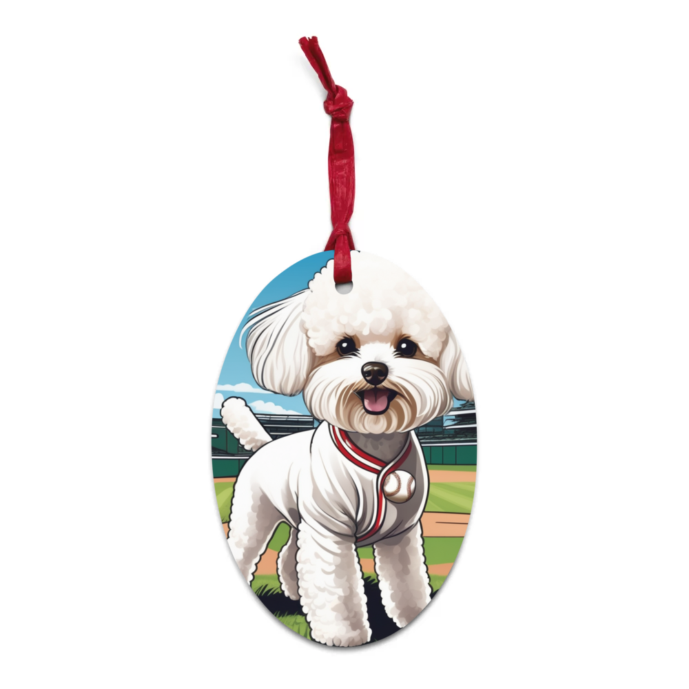 PugMug Custom Pet Wooden Ornament