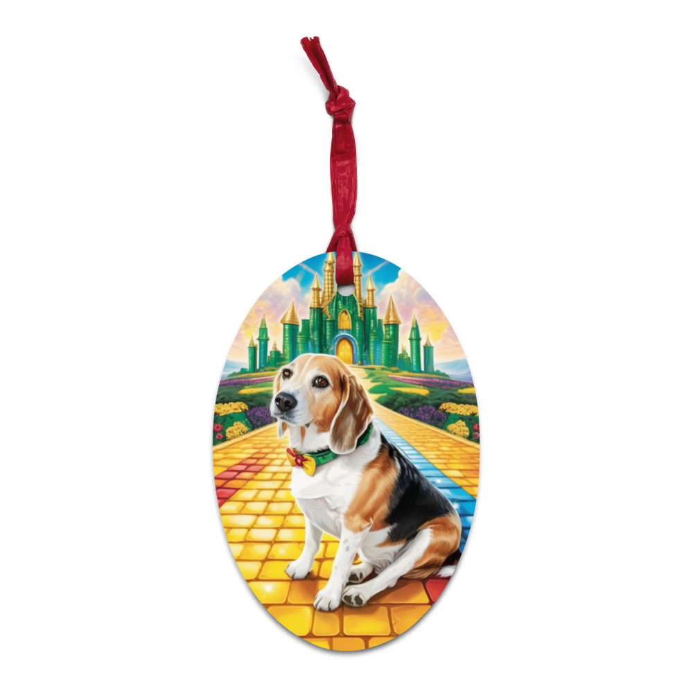 PugMug Custom Munchkin Wooden Ornament