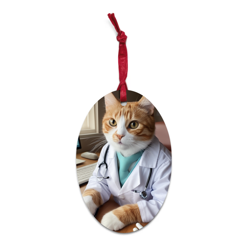 PugMug Custom Jack Jack Wooden Ornament