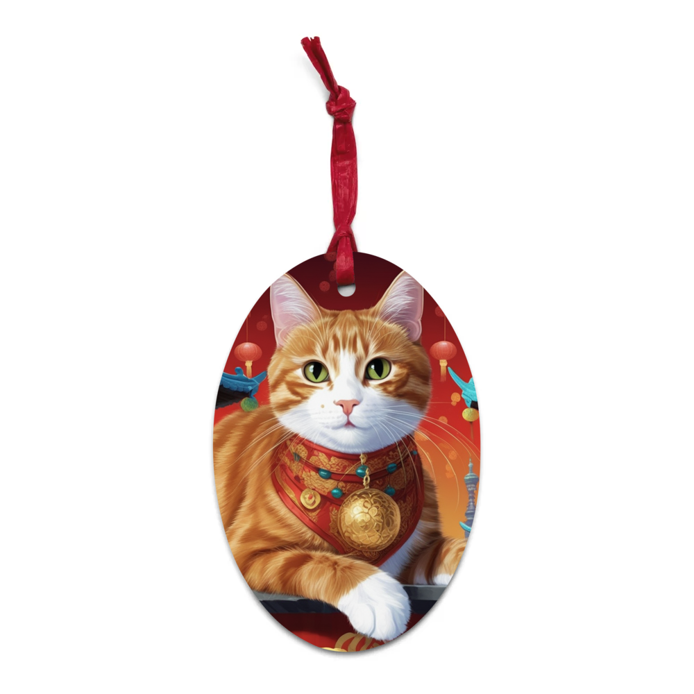 PugMug Custom Jack Jack Wooden Ornament