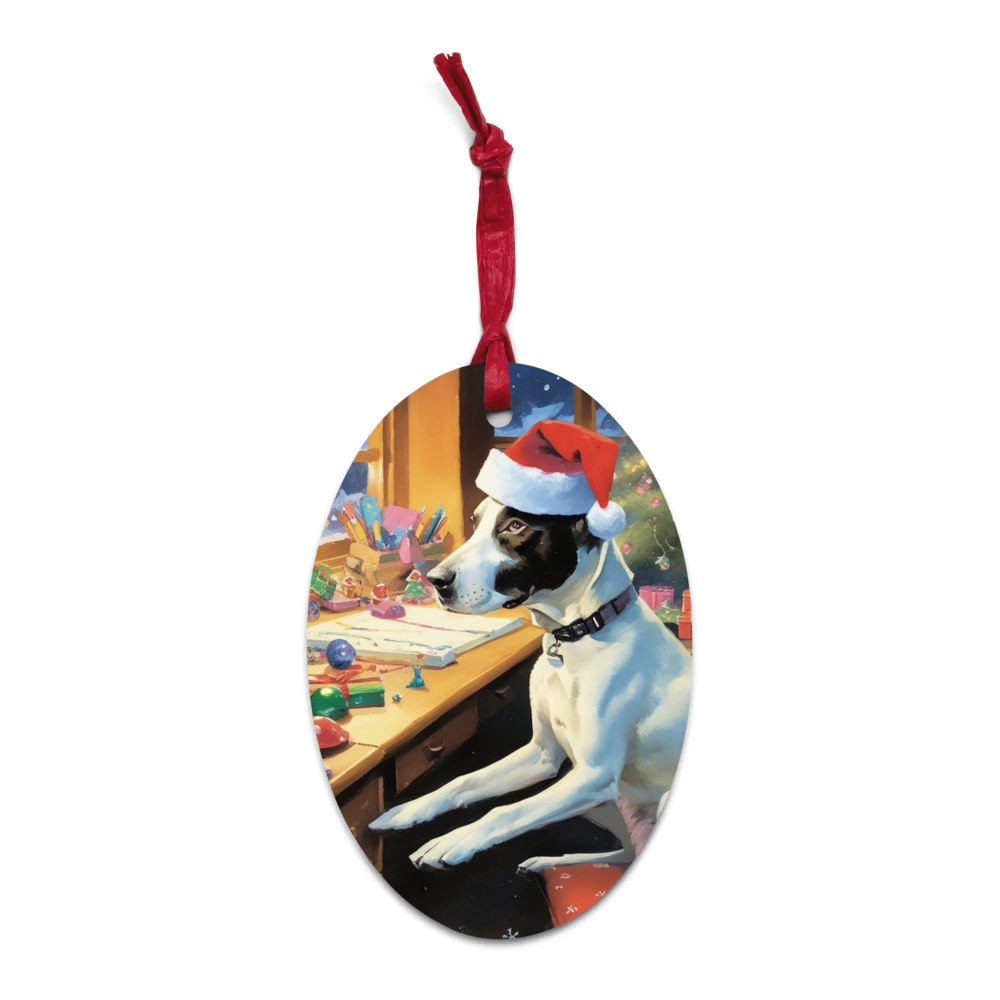 PugMug Custom Penny Wooden Ornament