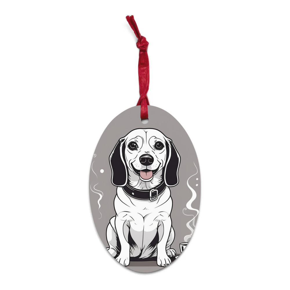 PugMug Custom Munchkin Wooden Ornament