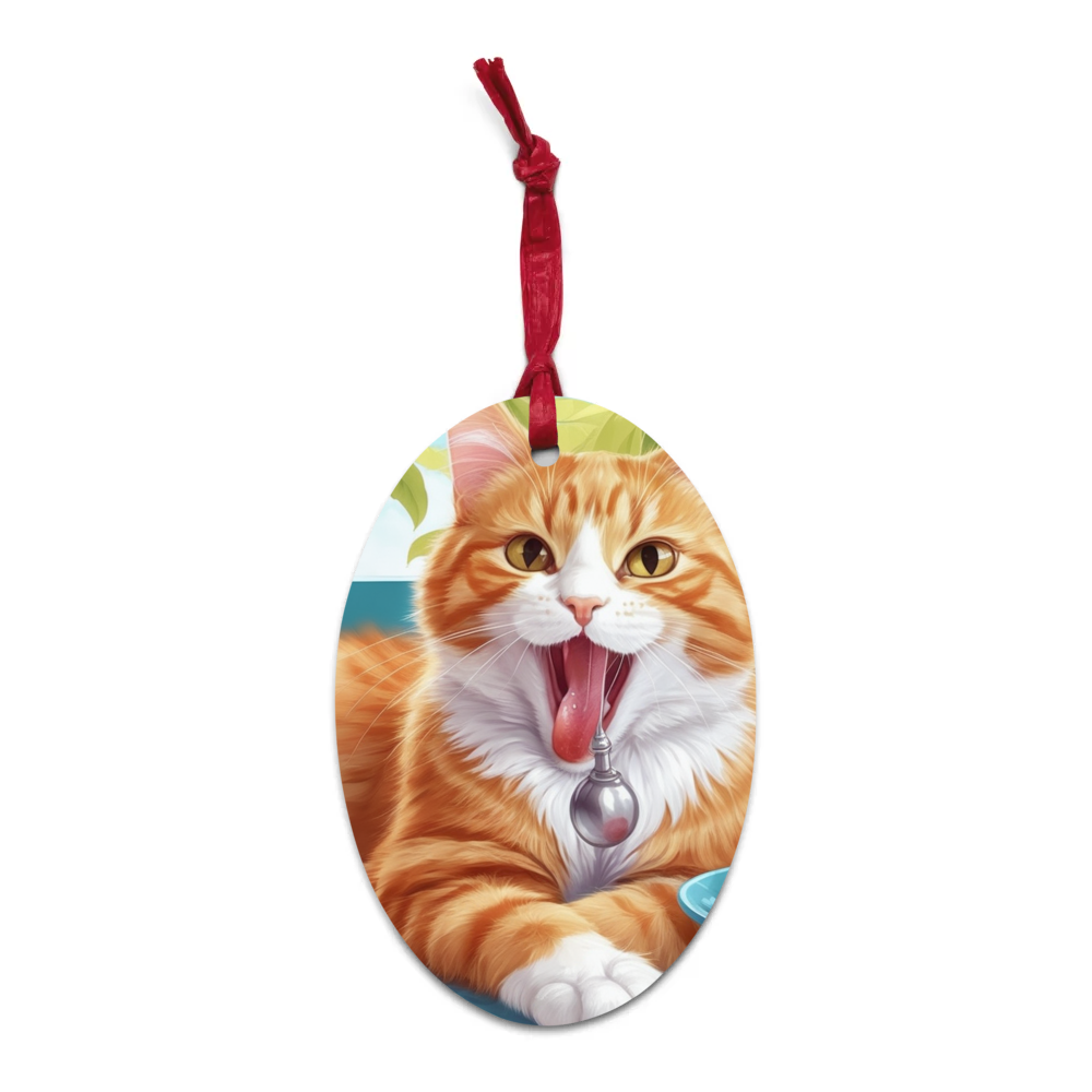 PugMug Custom Jack Jack Wooden Ornament