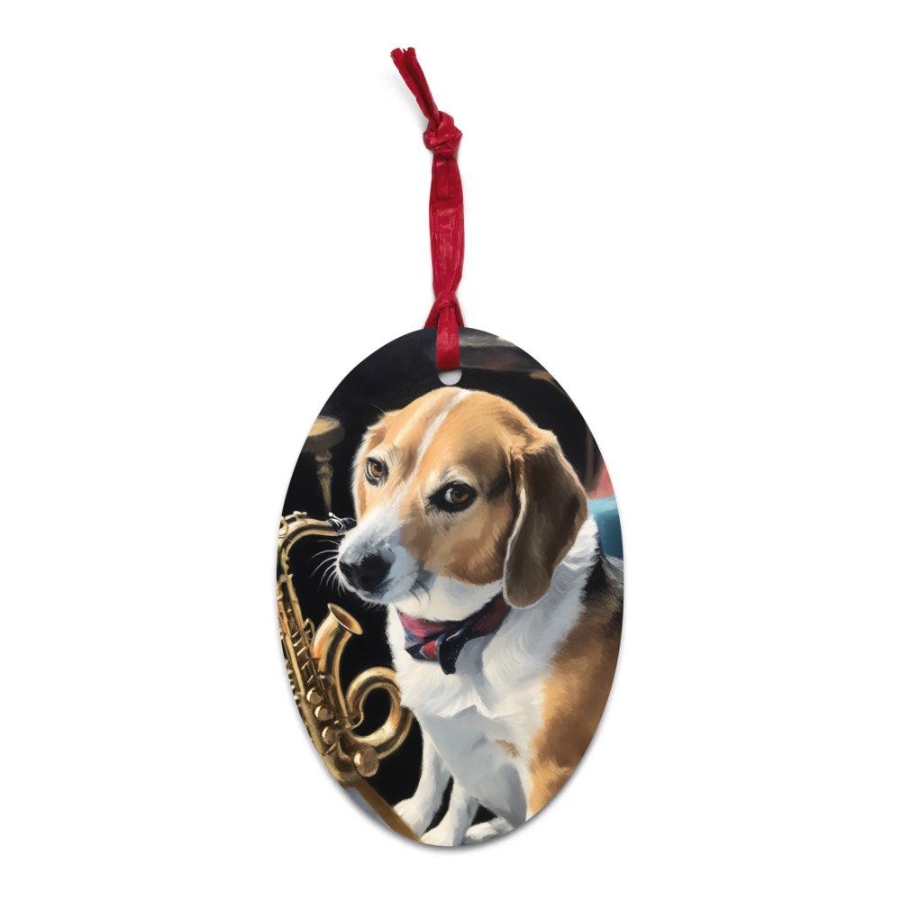 PugMug Custom Munchkin Wooden Ornament