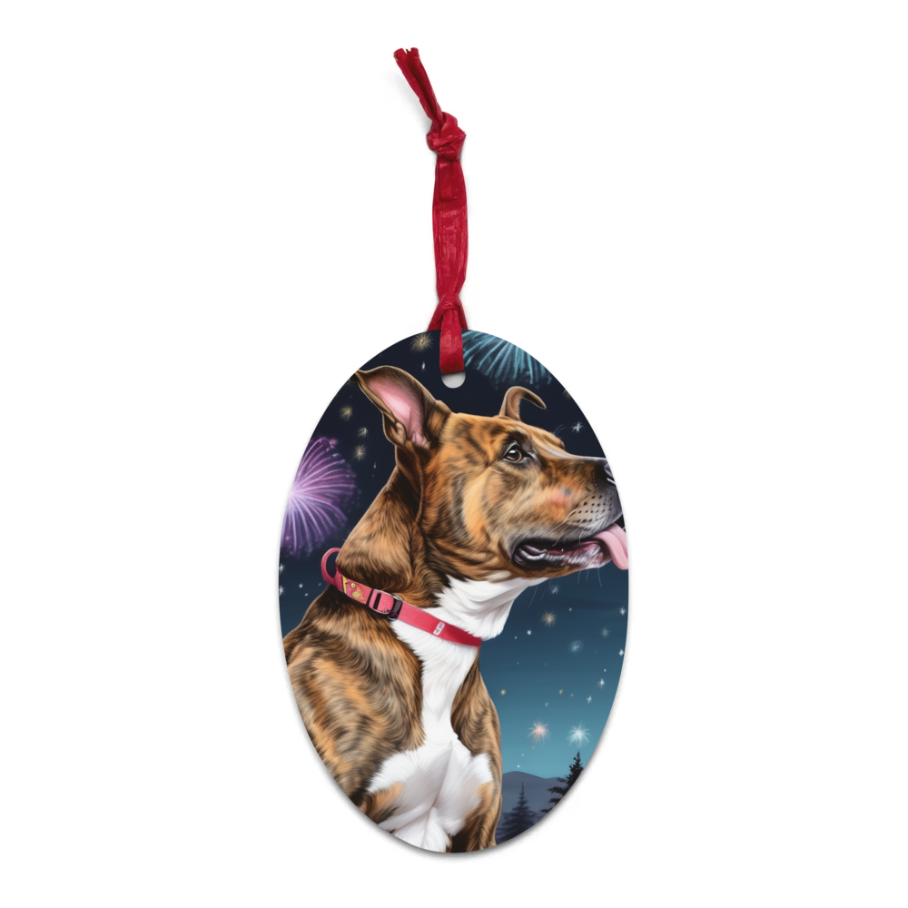 PugMug Custom Tony Hawk Wooden Ornament