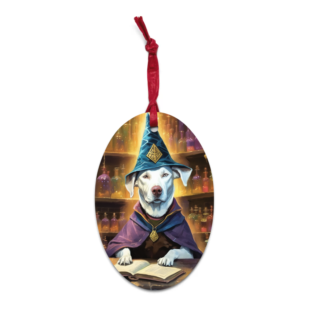 PugMug Custom Penny Wooden Ornament