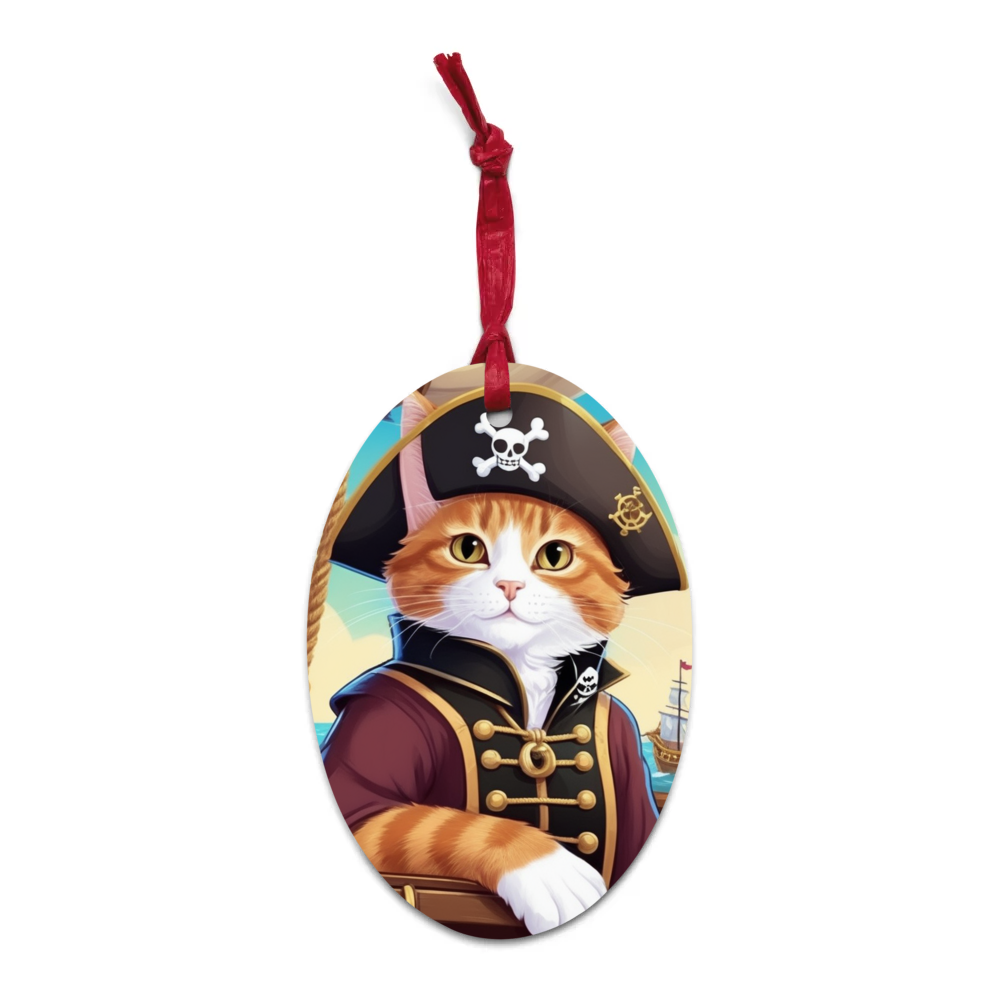 PugMug Custom Jack Jack Wooden Ornament