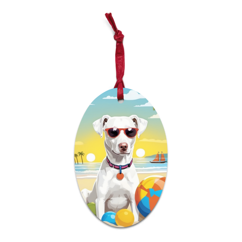 PugMug Custom Penny Wooden Ornament