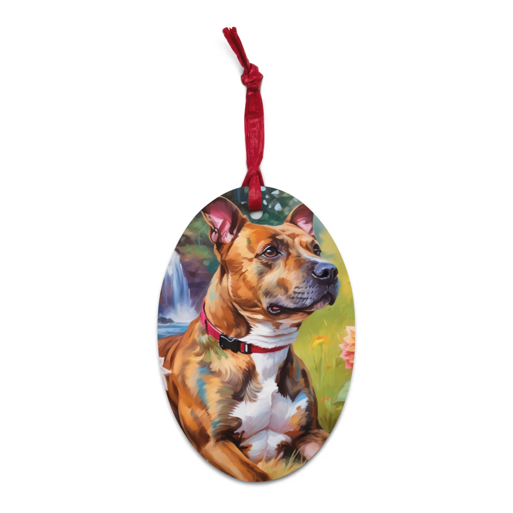 PugMug Custom Tony Hawk Wooden Ornament