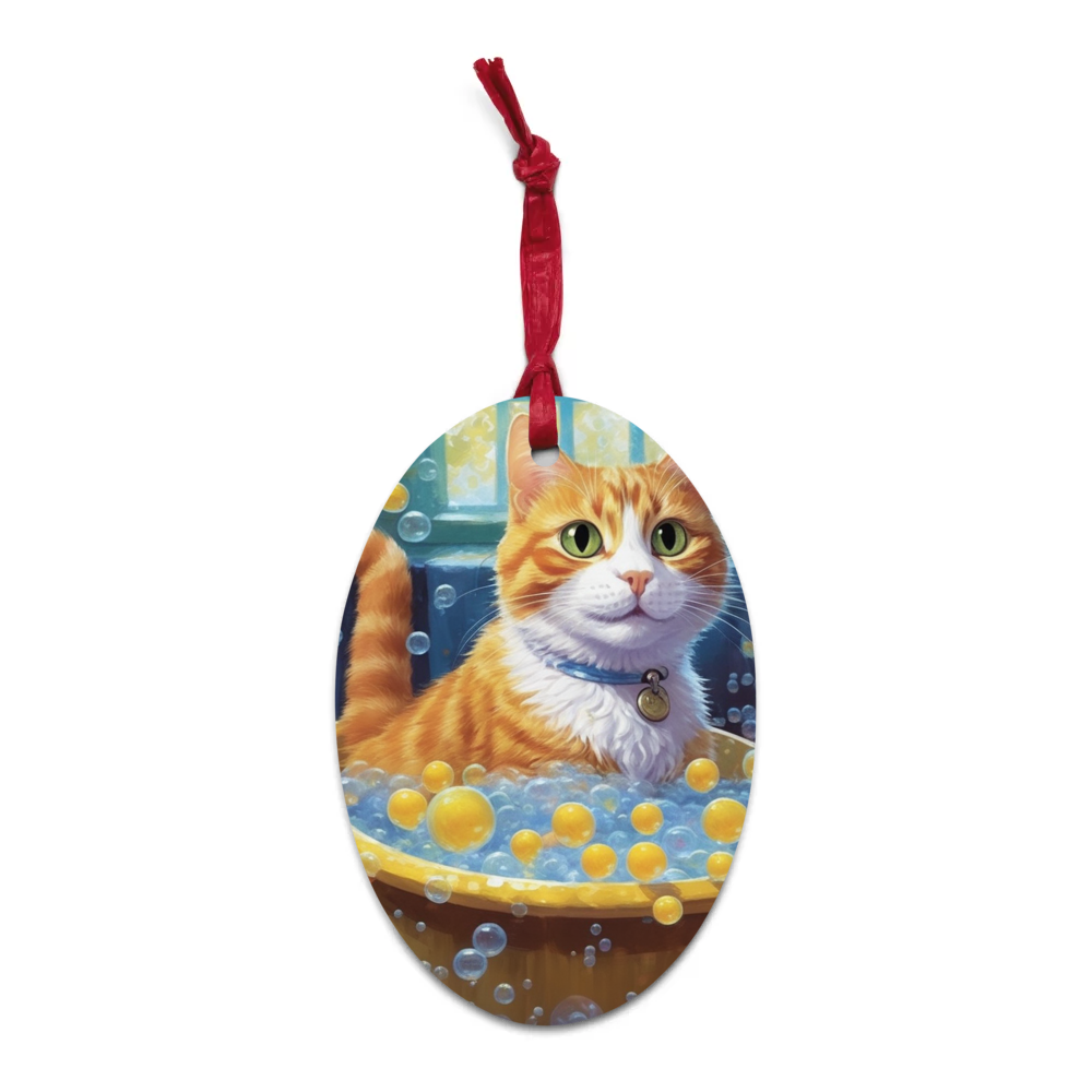 PugMug Custom Jack Jack Wooden Ornament