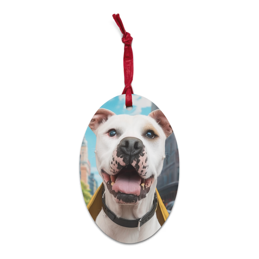 PugMug Custom Melody Wooden Ornament