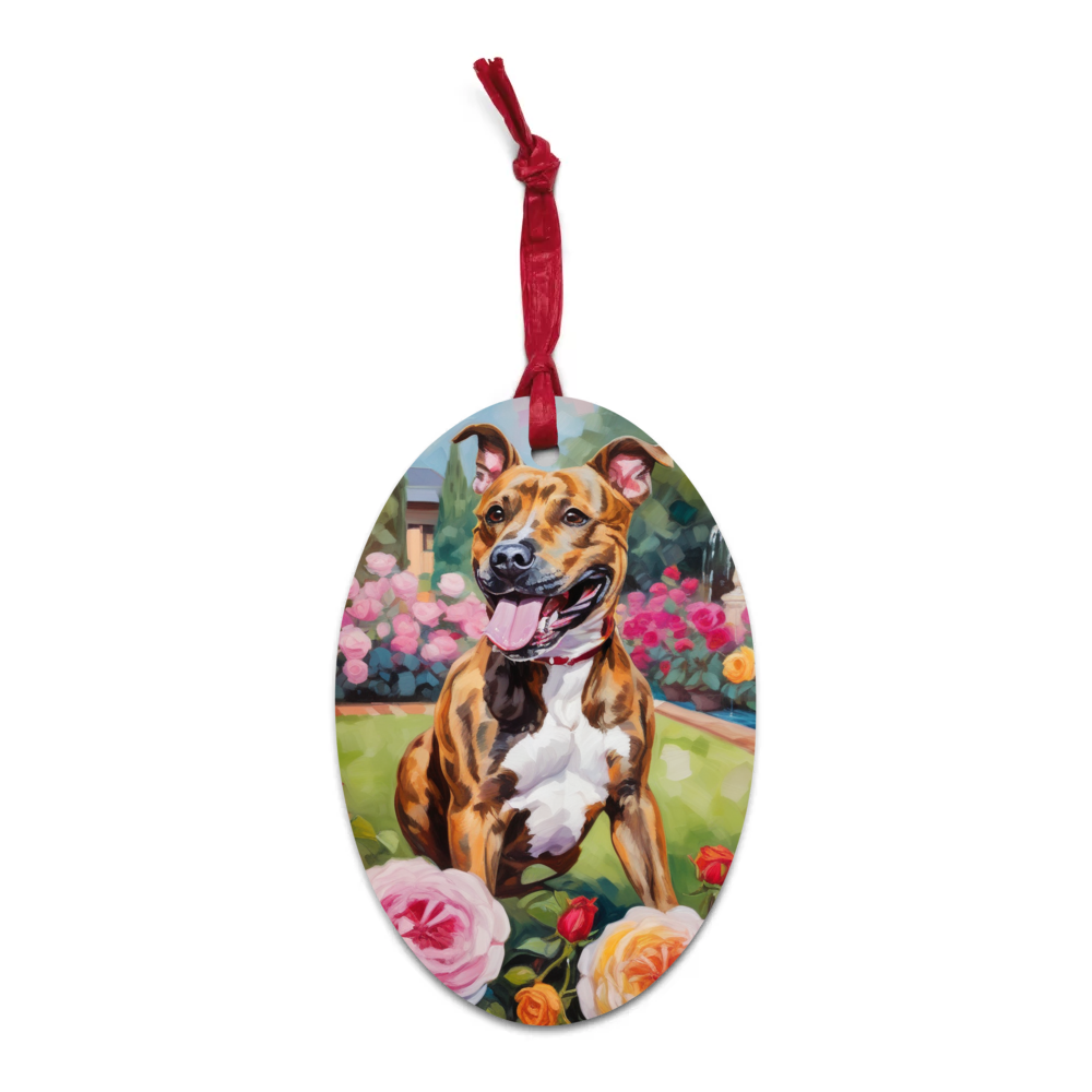 PugMug Custom Tony Hawk Wooden Ornament