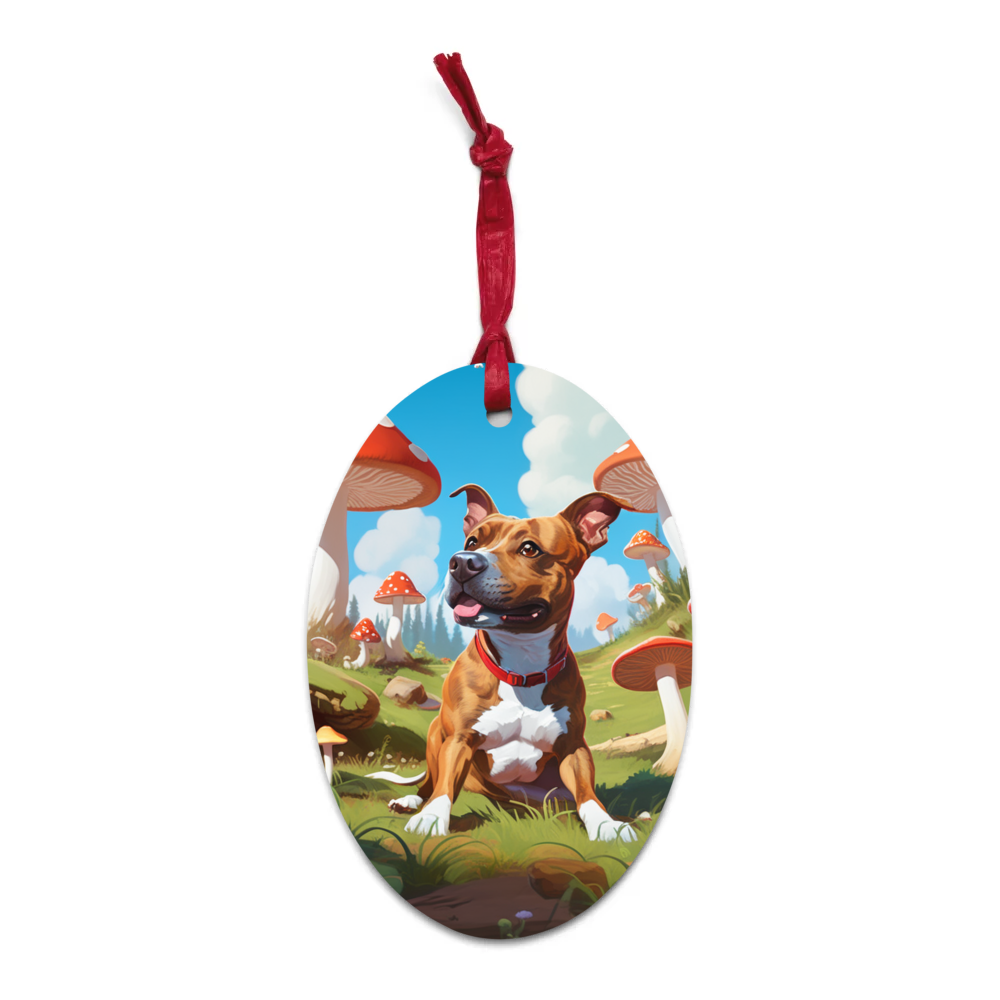 PugMug Custom Tony Hawk Wooden Ornament