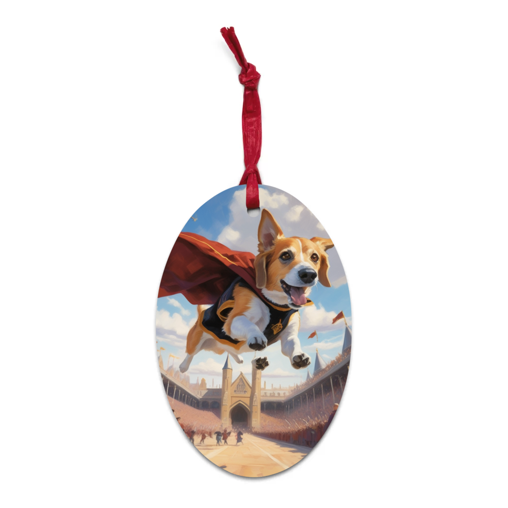 PugMug Custom Munchkin Wooden Ornament
