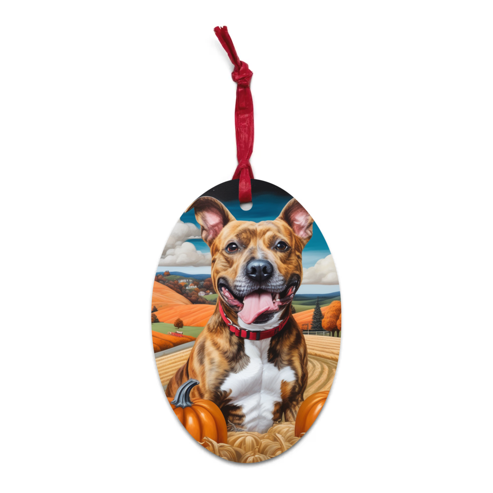 PugMug Custom Tony Hawk Wooden Ornament