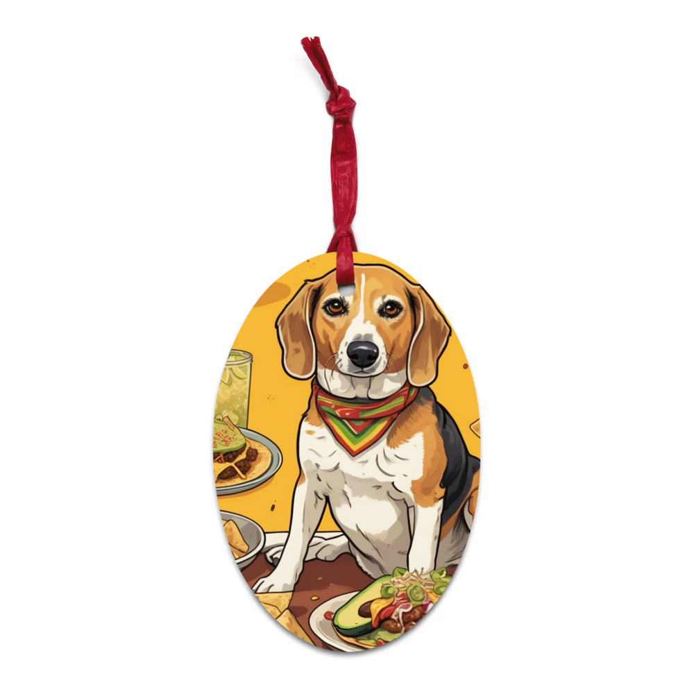 PugMug Custom Munchkin Wooden Ornament