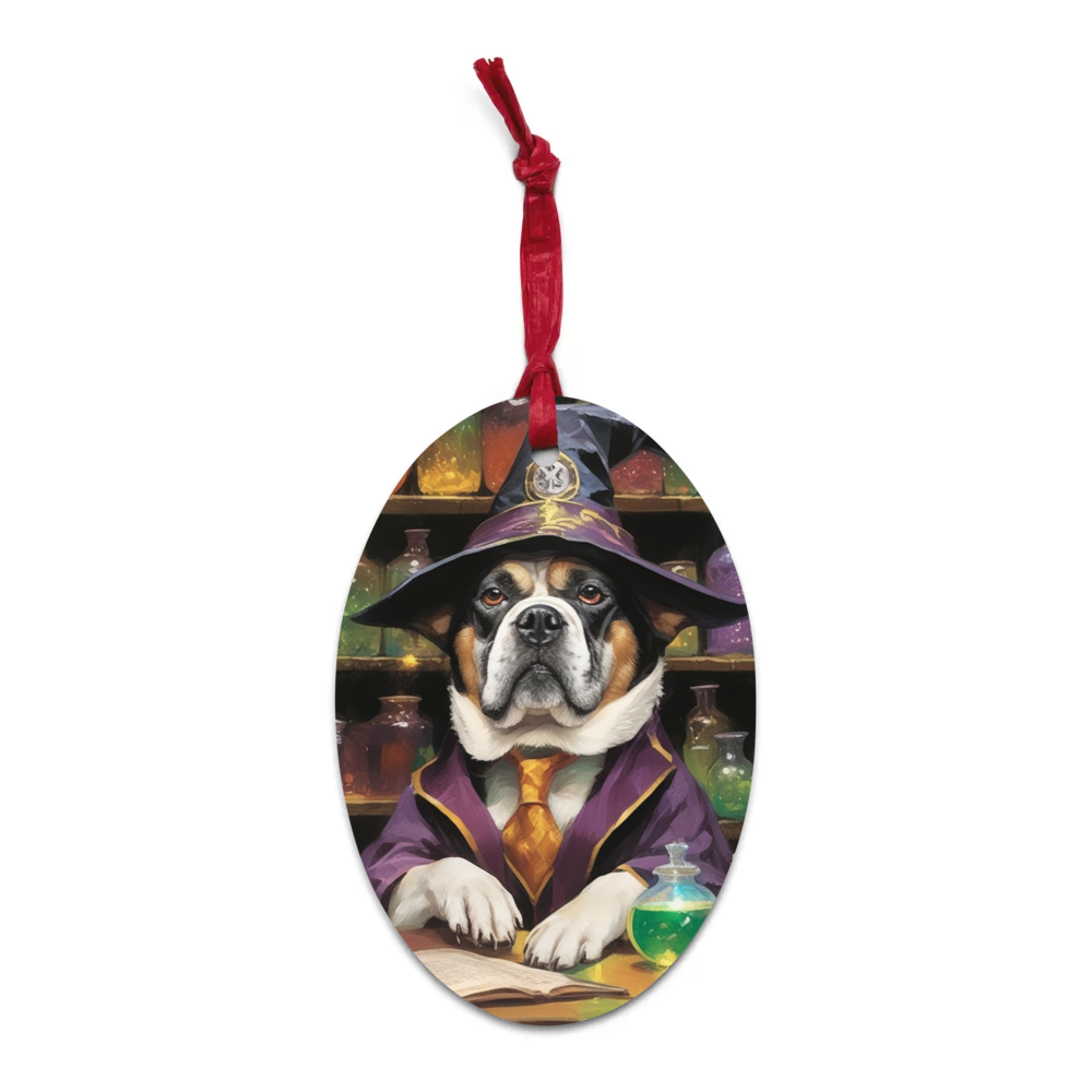 PugMug Custom McHenry Wooden Ornament