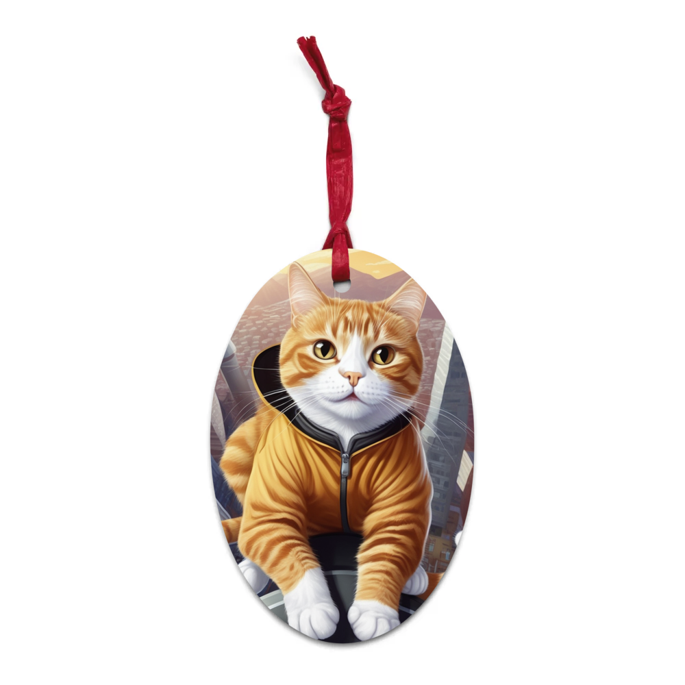 PugMug Custom Jack Jack Wooden Ornament