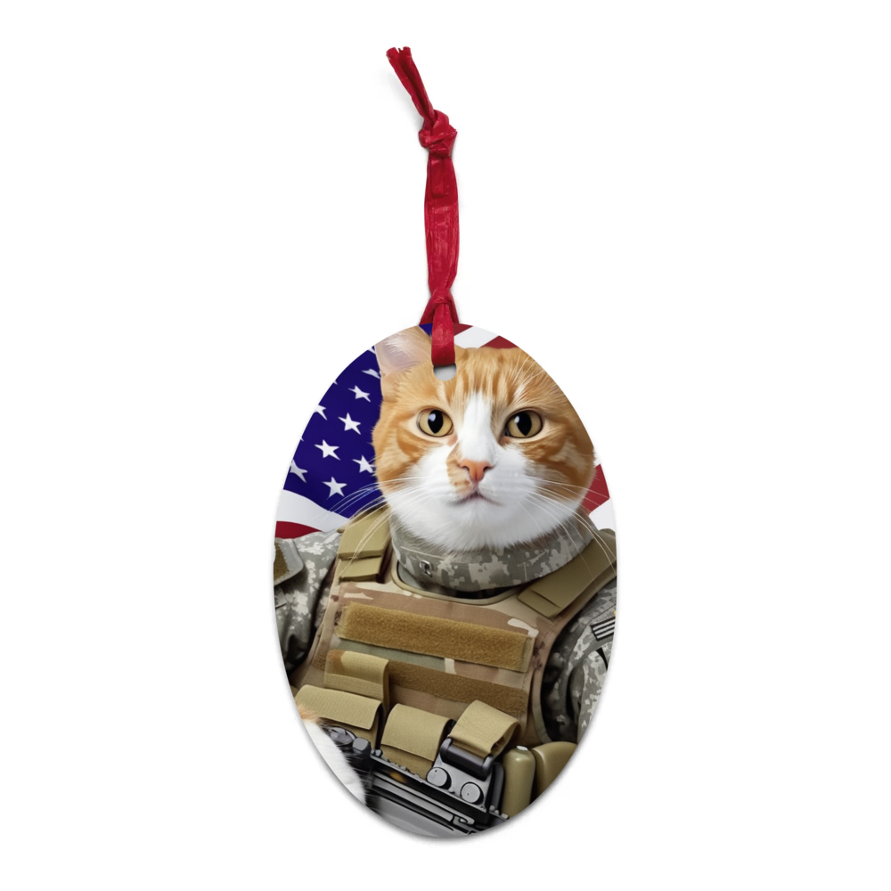 PugMug Custom Jack Jack Wooden Ornament